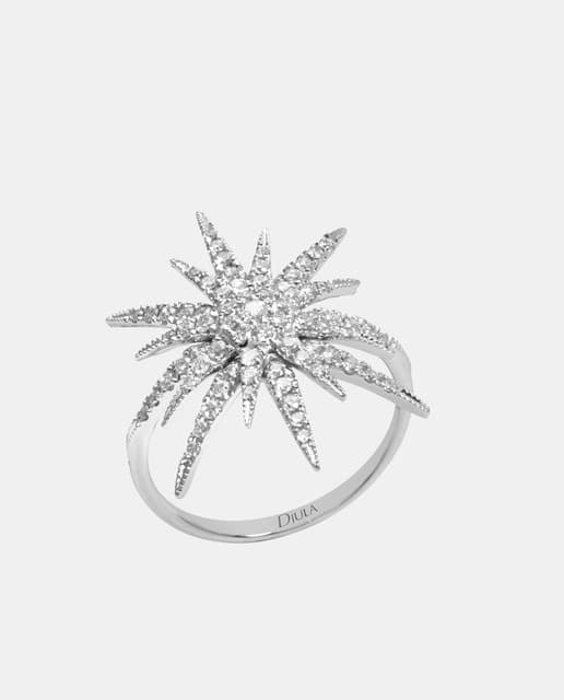 Imagen de Djula Anillo Soleil de oro y diamantes ✨ en OfertitasTOP