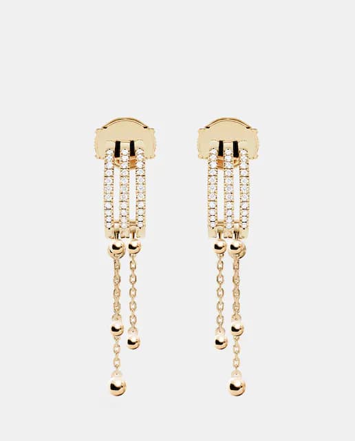 Imagen de Djula Pendientes Cosmic Spell, oro y diamantes ✨ en OfertitasTOP