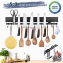 Thumbnail 2 de Dmore Barra magnética para cuchillos con 10 ganchos 🗡️