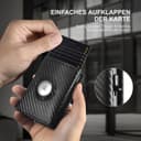 Thumbnail 1 de DOMIPHIE Airtag Wallet Piel Premium, Tarjetero delgado con RFID 👜