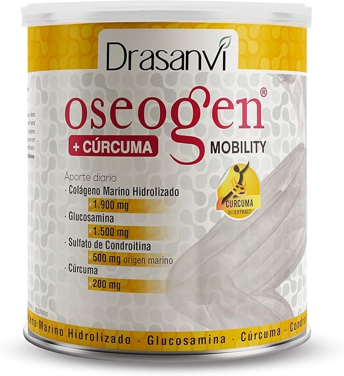 Drasanvi OSEOGEN Colágeno Marino Hidrolizado 🍊 300g, Huesos y Articulaciones