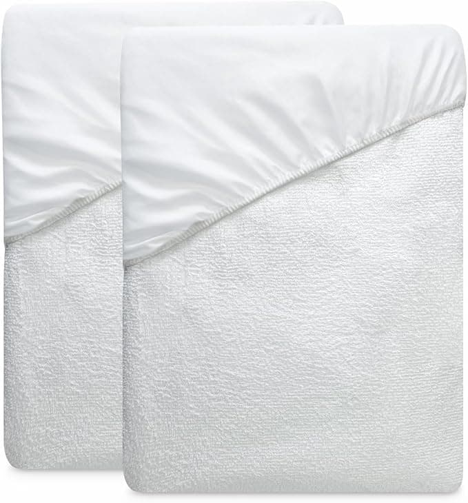 DUÉRMETE ONLINE Pack 2 Fundas Protector Rizo 🌙 90x190