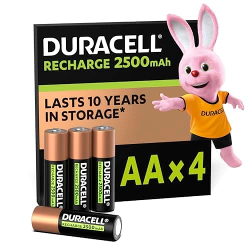 Imagen de Duracell pilas recargables AA 2.500 mAh 🔋 en OfertitasTOP