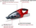 Thumbnail 2 de Einhell Aspiradora Manual sin Cable 540 ml 🧹