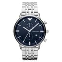 Thumbnail principal de Emporio Armani Reloj cronógrafo 42 mm plateado azul ⌚