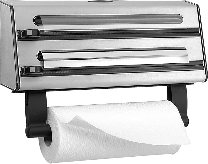 Emsa Contura Portarollos Cocina Triple ✂️ Dispensador de papel