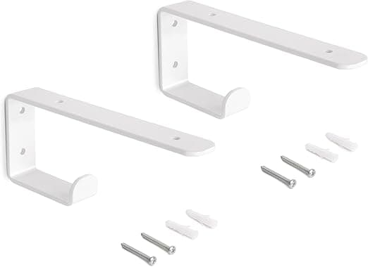 Emuca - Soportes estante madera con colgador integrado 🛠️