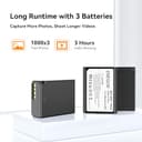 Thumbnail 2 de ENEGON LP-E10 High-Capacity Batteries 3×1680mAh 📷