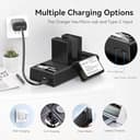 Thumbnail 3 de ENEGON LP-E10 High-Capacity Batteries 3×1680mAh 📷