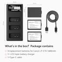 Thumbnail 6 de ENEGON LP-E10 High-Capacity Batteries 3×1680mAh 📷