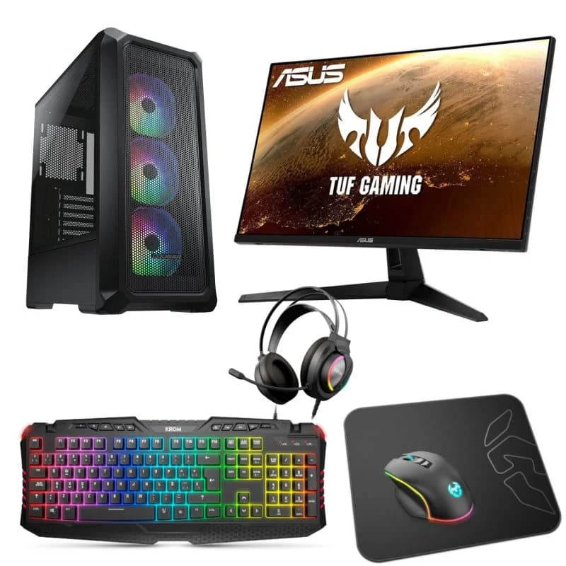 Imagen de Epical-Q Pack Gplus47: PC Gaming Intel i5-12400F + 27" Monitor 🎮 en OfertitasTOP