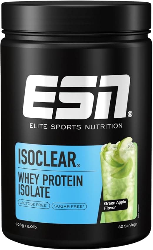 ESN ISOCLEAR Whey Isolate 908 g Manzana verde 💊