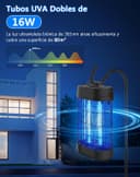 Thumbnail 1 de EUQQZU 18W Lámpara Antimosquitos UV ⚡ para Interior 80㎡