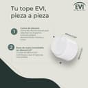 Thumbnail 1 de EVI I-198/28TPMBL: tope de puerta adhesivo Ø28 mm