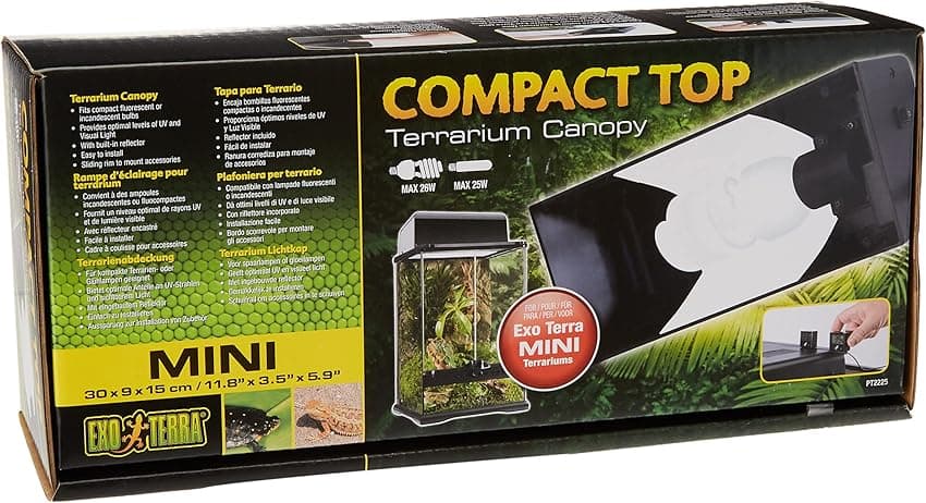 Imagen de Exo Terra Compact Top mini 30×9×15 cm para 1 lámpara 📦 en OfertitasTOP