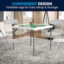 Thumbnail 3 de Flash Furniture Silas - Mesa Plegable Verde para Juegos 🎲