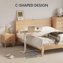 Thumbnail 3 de FLEXISPOT Mesa auxiliar C ajustable con ruedas 🛋️