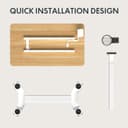 Thumbnail 7 de FLEXISPOT Mesa auxiliar C ajustable con ruedas 🛋️