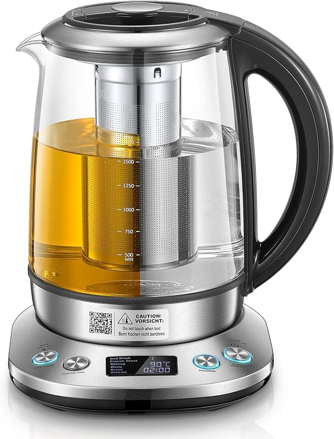 FOHERE Hervidor de Agua con Control de Temperatura y Pantalla LCD 🔥