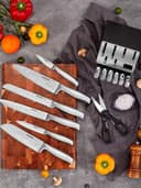 Thumbnail 8 de FOHERE Juego de Cuchillos Cocina 14 pzas🗡️ Autoafilado y Mango Ergonómico