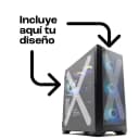 Thumbnail principal de Forgeon Arcanite ARGB Mesh Torre ATX negra, cristal personalizable 🖥️