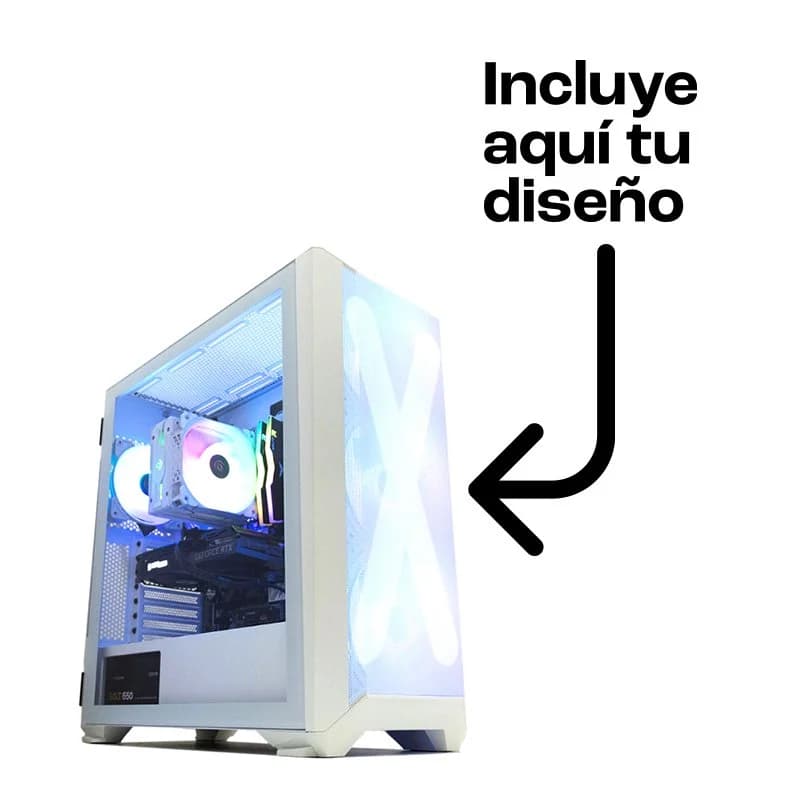 Imagen de Forgeon Arcanite ARGB Mesh torre ATX blanco 🖥️ en OfertitasTOP