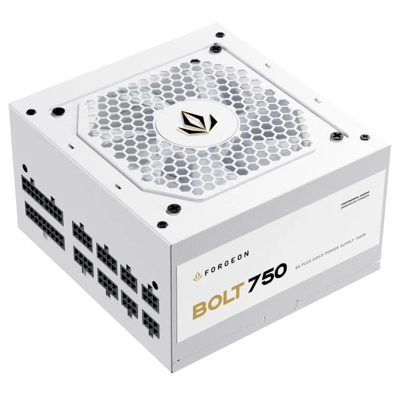 Imagen de Forgeon Bolt PSU 750W 80+ Gold Full Modular blanca 💻 en OfertitasTOP
