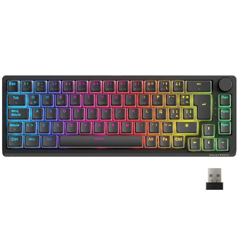 Imagen de Forgeon Clutch Teclado gaming 60% inalámbrico RGB ⌨️ en OfertitasTOP