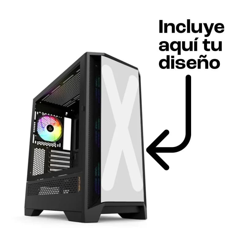 Imagen de Forgeon Mithril ARGB Mesh Torre ATX Negra 🖥️ en OfertitasTOP