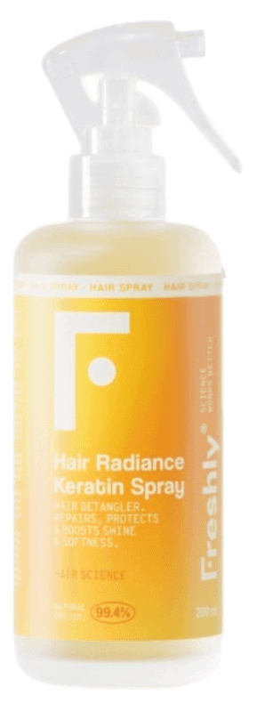 Freshly Cosmetics Hair Radiance Keratin Spray 200 ml: brillo y reparación