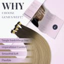 Thumbnail 2 de Fshine Extensiones de Pelo Natural Castaño a Rubio Medio 💇‍♀️