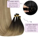 Thumbnail 4 de Fshine Extensiones de Pelo Natural Castaño a Rubio Medio 💇‍♀️