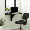 Thumbnail 3 de Furinno Hermita Mesa Plegable de Pared, Madera Espresso 🪑