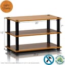 Thumbnail 4 de Furinno Zapatero Cereza y Negro 🟤 Minimalista y Funcional