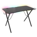 Thumbnail principal de Genesis Holm 200 RGB Mesa gaming negra 🪑