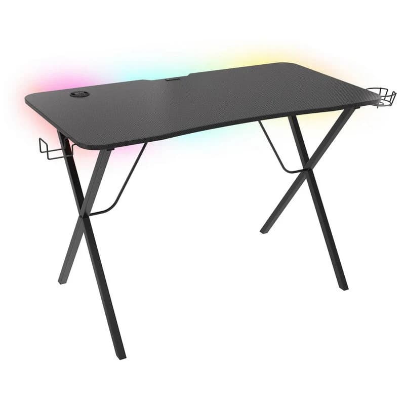 Genesis Holm 200 RGB Mesa gaming negra 🪑