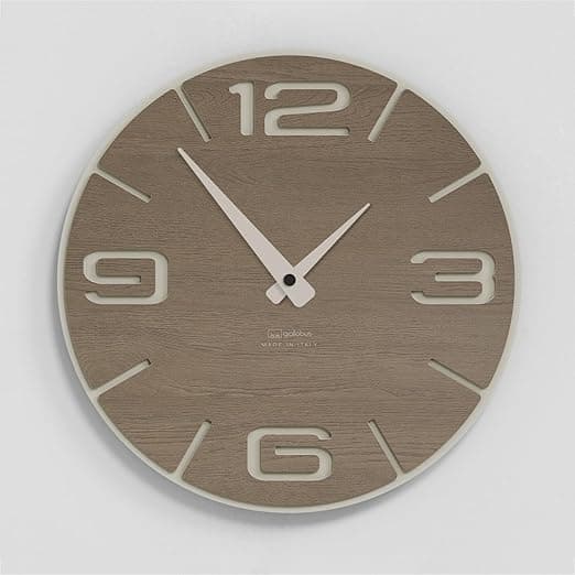 Giallobus Reloj de Madera Premium 30x30cm 🕒