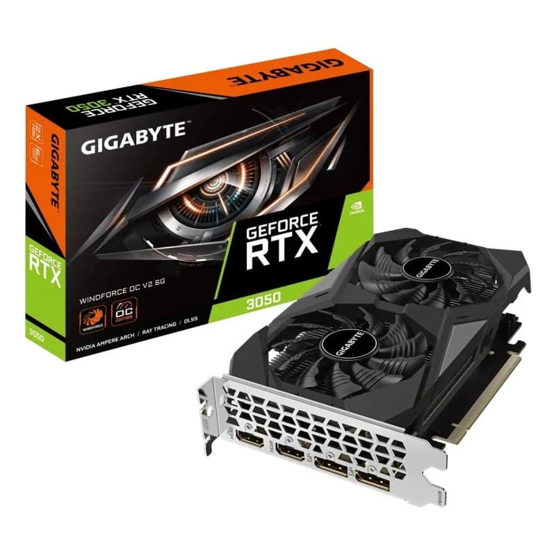 Imagen de Gigabyte GeForce RTX 3050 WINDFORCE OC V2 6 GB 📷 en OfertitasTOP
