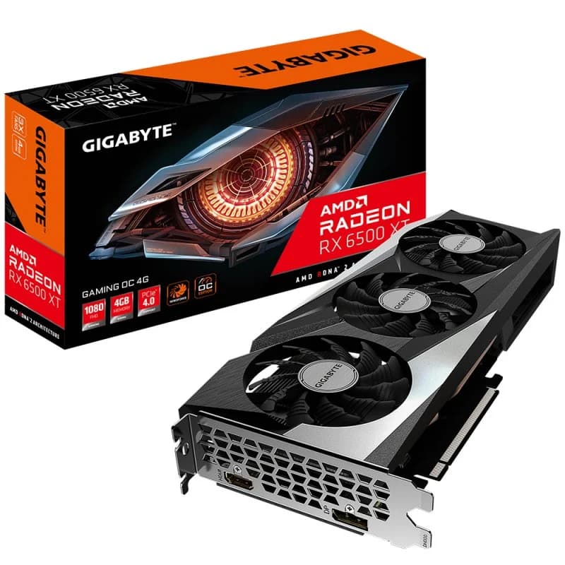 Imagen de Gigabyte Radeon RX 6500 XT GAMING OC 4 GB GDDR6 🎮 en OfertitasTOP