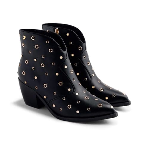 Imagen de GIOSEPPO Muskegon Botines cowboy con tachas y ollados 👢 en OfertitasTOP