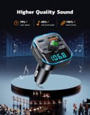 Thumbnail 2 de Glangeh Transmisor FM Bluetooth 5.3 🚗 2 en 1 Manos Libres