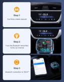 Thumbnail 6 de Glangeh Transmisor FM Bluetooth 5.3 🚗 2 en 1 Manos Libres