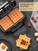 Thumbnail 1 de Gofrera 3 en 1 de Acero Inoxidable con Platos Extraíbles 🍽️