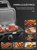 Thumbnail 3 de Gofrera 3 en 1 de Acero Inoxidable con Platos Extraíbles 🍽️