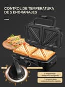 Thumbnail 7 de Gofrera 3 en 1 de Acero Inoxidable con Platos Extraíbles 🍽️