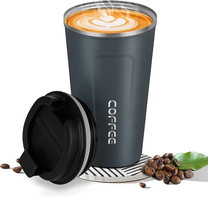 Goodatech Taza Térmica de Acero Inoxidable 18oz ☕️