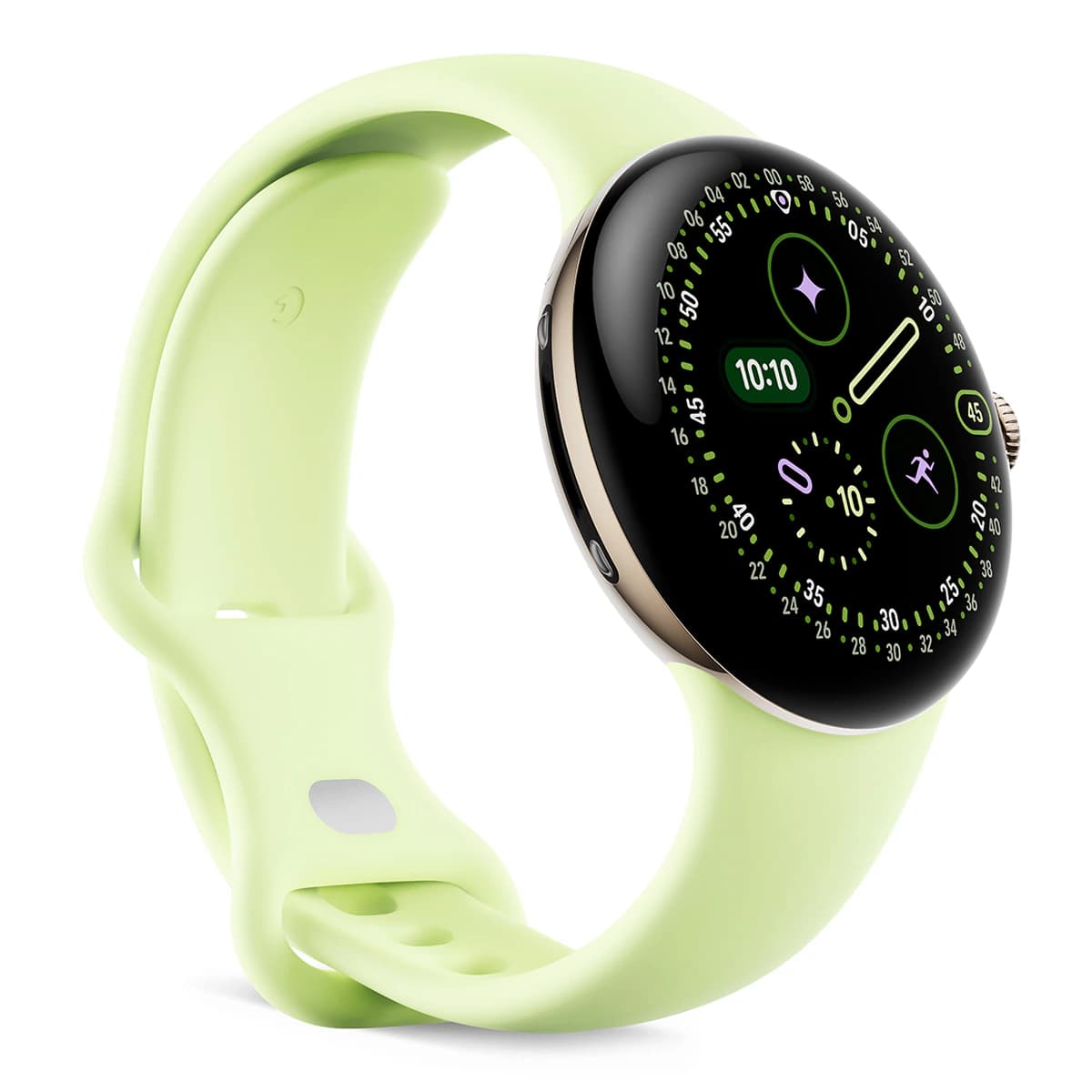 Imagen de Google Pixel Watch 4 41 mm oro champagne, correa verde ⌚ en OfertitasTOP