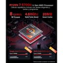 Thumbnail 3 de GREED Multimedia V2 Ryzen 7 5700G 16 GB, 512 GB SSD 💻