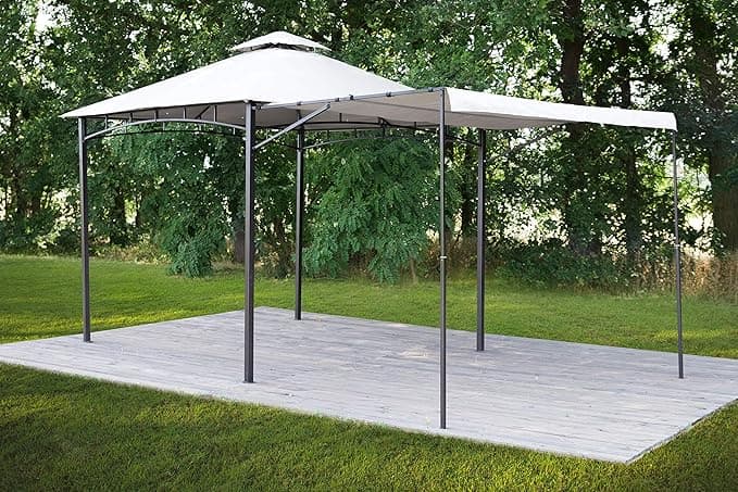 Greemotion Nashville Pabellón de Jardín 3x3m con Doble Techo🏕️