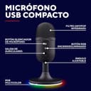 Thumbnail 1 de GXTrust 236 Yami Micrófono USB cardioide para streaming 🎧